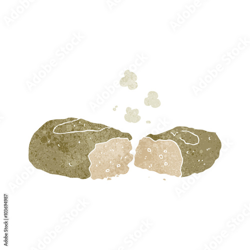 retro cartoon bread