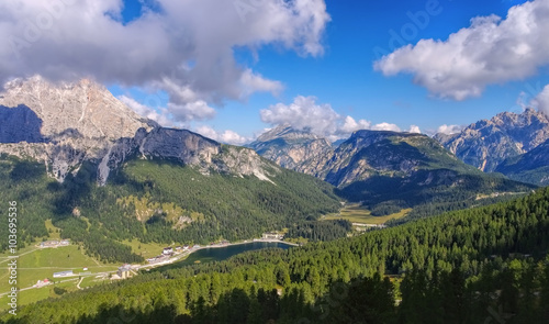 Misurinasee und Monte Cristallo - Lake Misurina and Monte Cristallo in Dolomites
