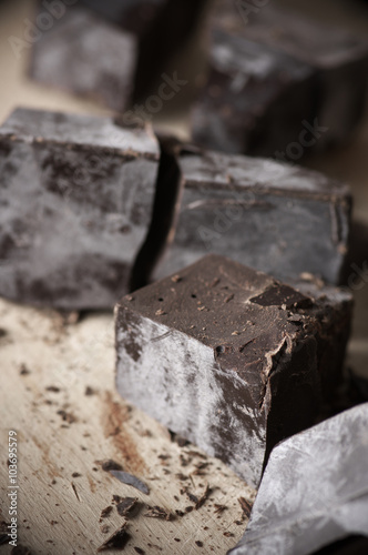 Dark bitter chocolate