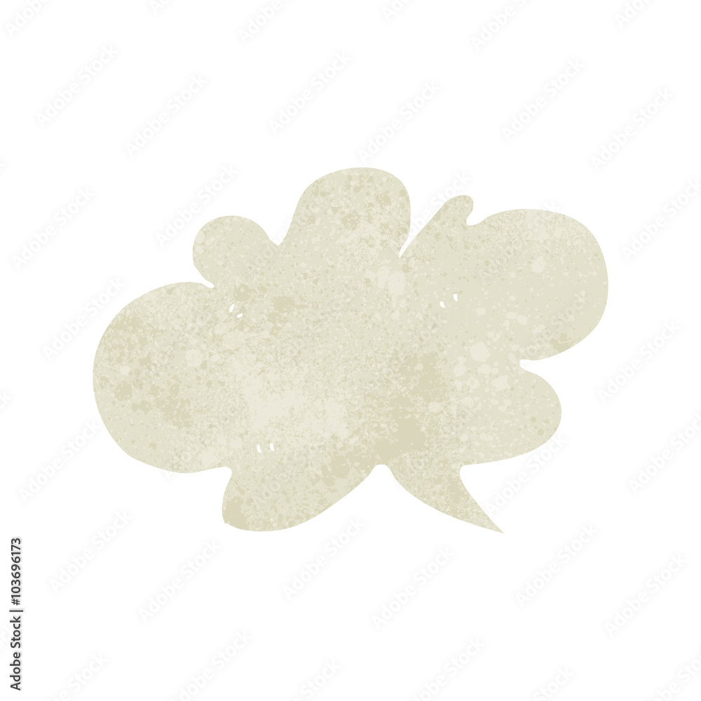 retro cartoon cloud speech bubble retro cartoon cloud speech bubble