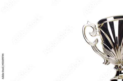 award winning trophy isolated