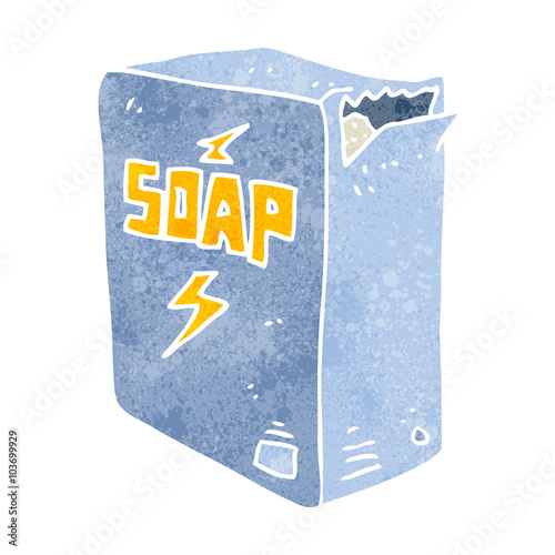 retro cartoon soap box