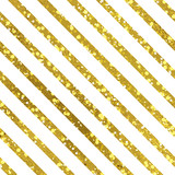 Golden striped seamless pattern set