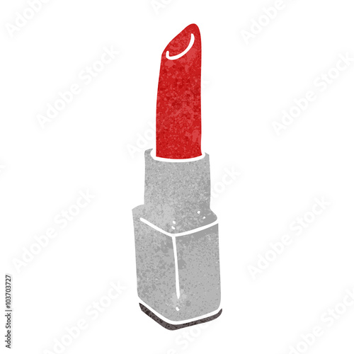 retro cartoon lipstick