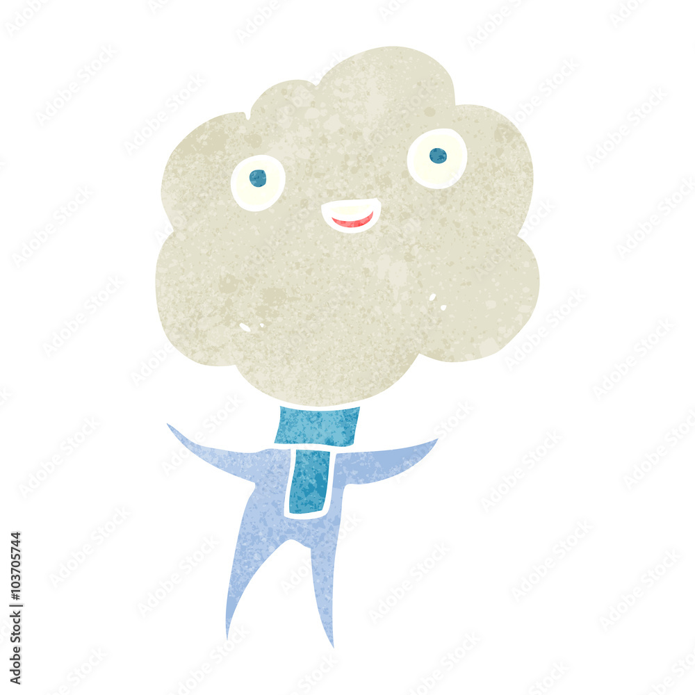 cute cloud head creature cute cloud head creature