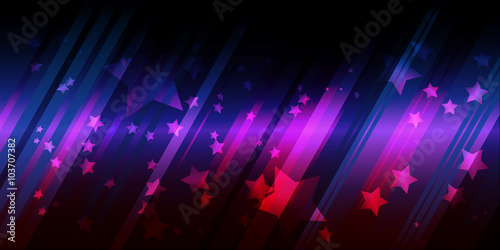 Abstract background with stars. Vector illustration