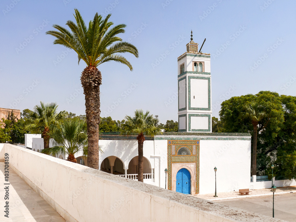 Entrance in Bardo Museum, Tunis, Tunisia.