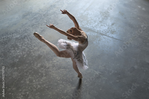 Ballerina indoors photo