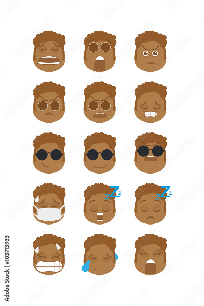 Fototapeta premium Facial expressions