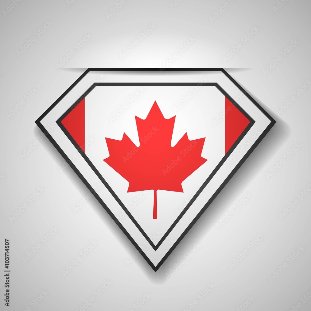 Obraz premium Canada Super shield sign