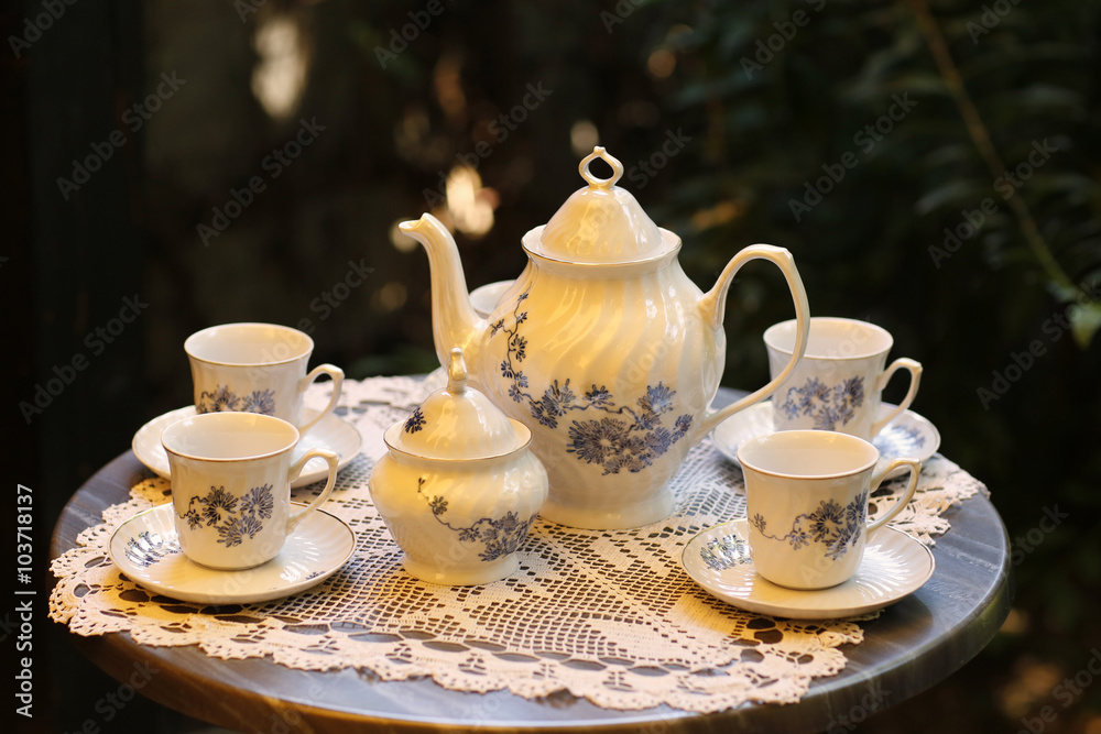 Fancy tea table Fancy tea table
