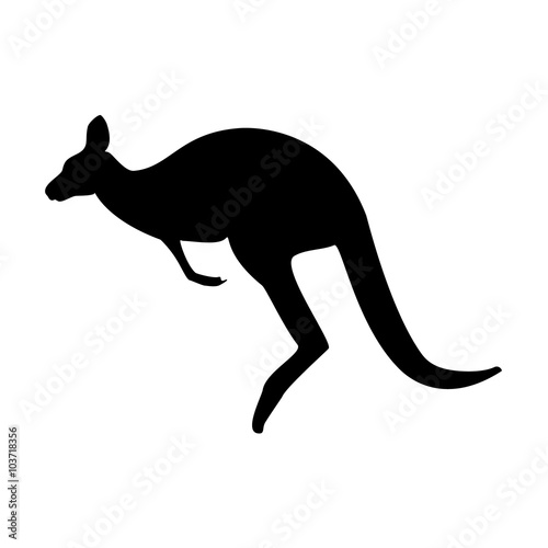 Australia symbol kangaroo