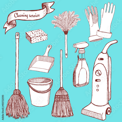 Sketch cleaning set