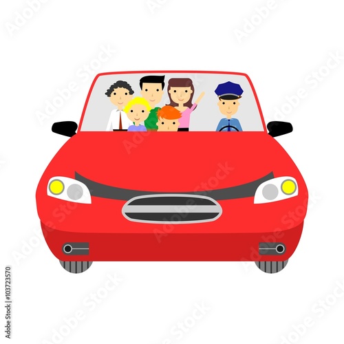 the red car