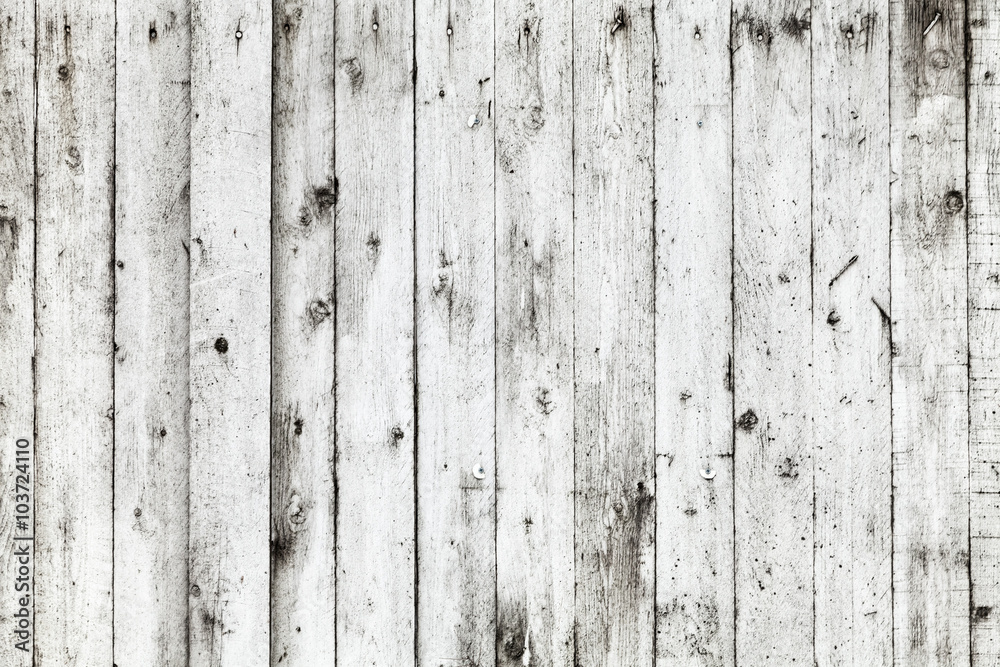 Old white wooden wall, background texture Old white wooden wall, background texture