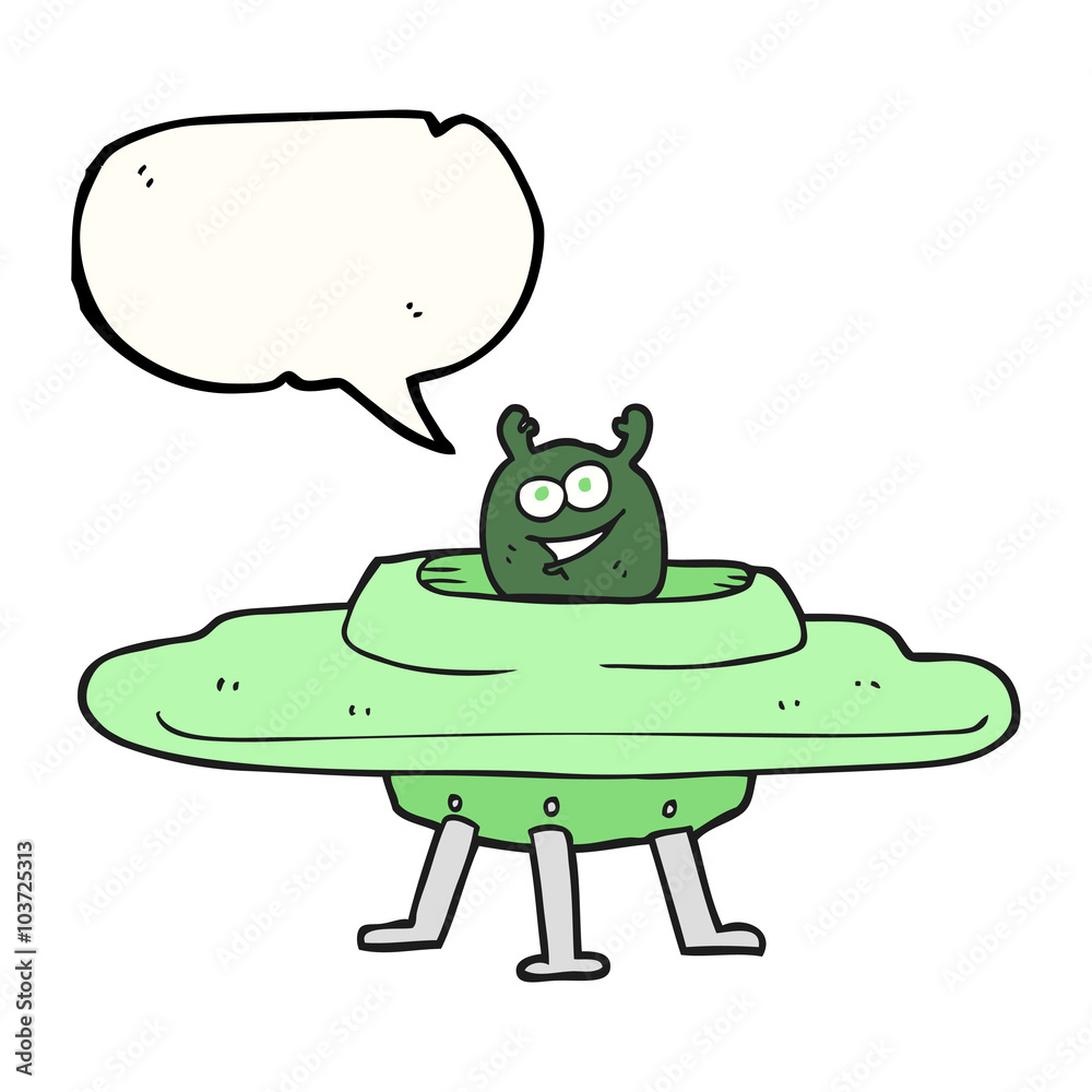 speech bubble cartoon spaceship speech bubble cartoon spaceship