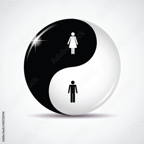 yin yang mann frau