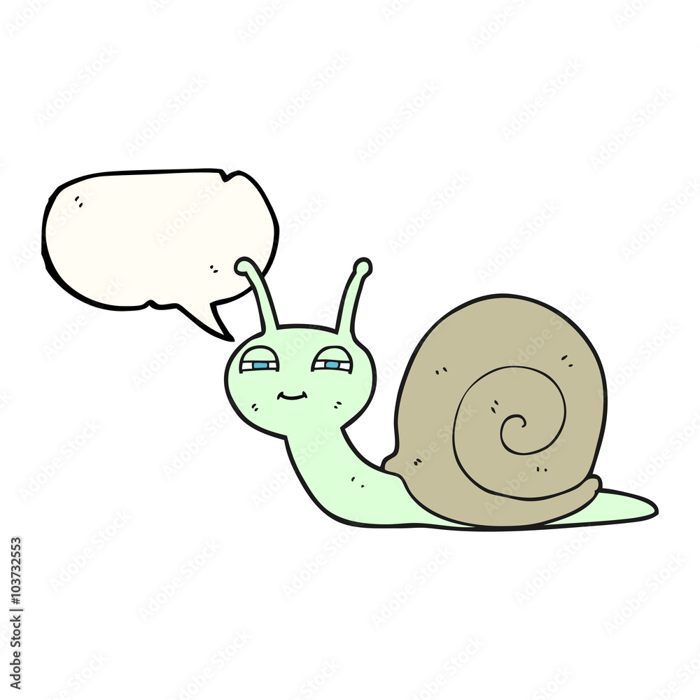 speech bubble cartoon cute snail speech bubble cartoon cute snail