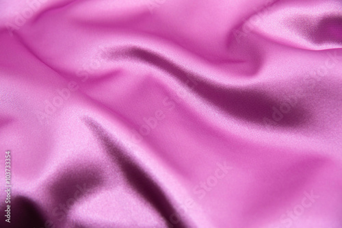 Smooth elegant pink silk can use as background © nata777_7