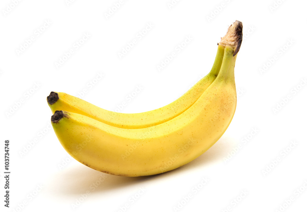 Bananas on a white background Bananas on a white background