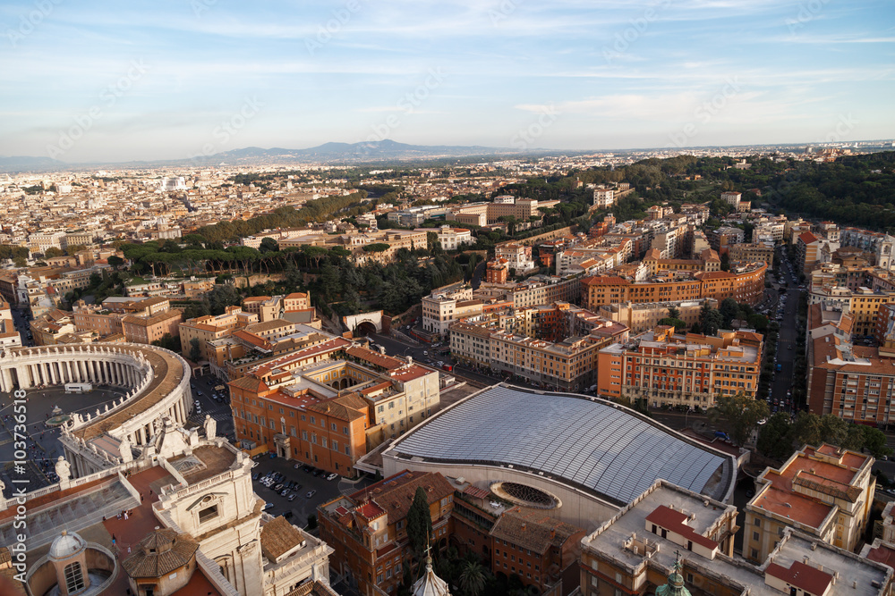 Obraz premium Vatican City Top View