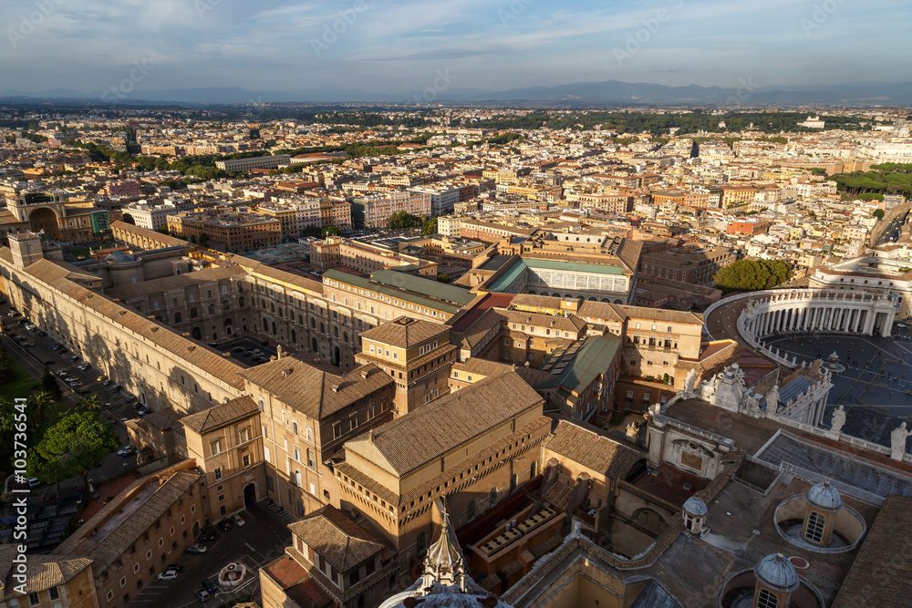 Obraz premium Vatican City Top View