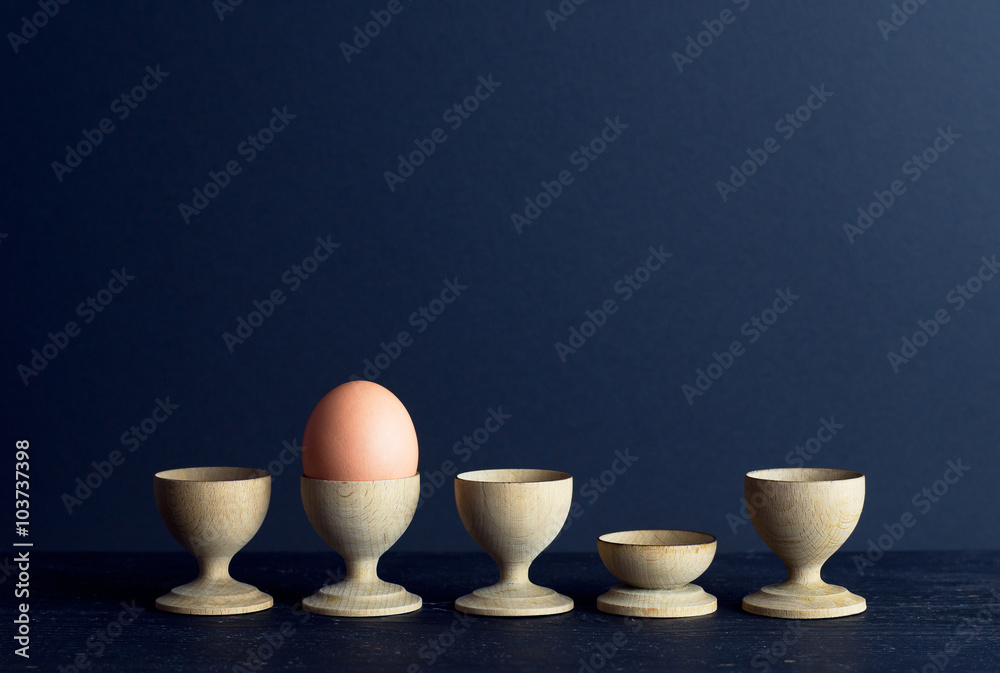 Egg in egg cup Egg in egg cup