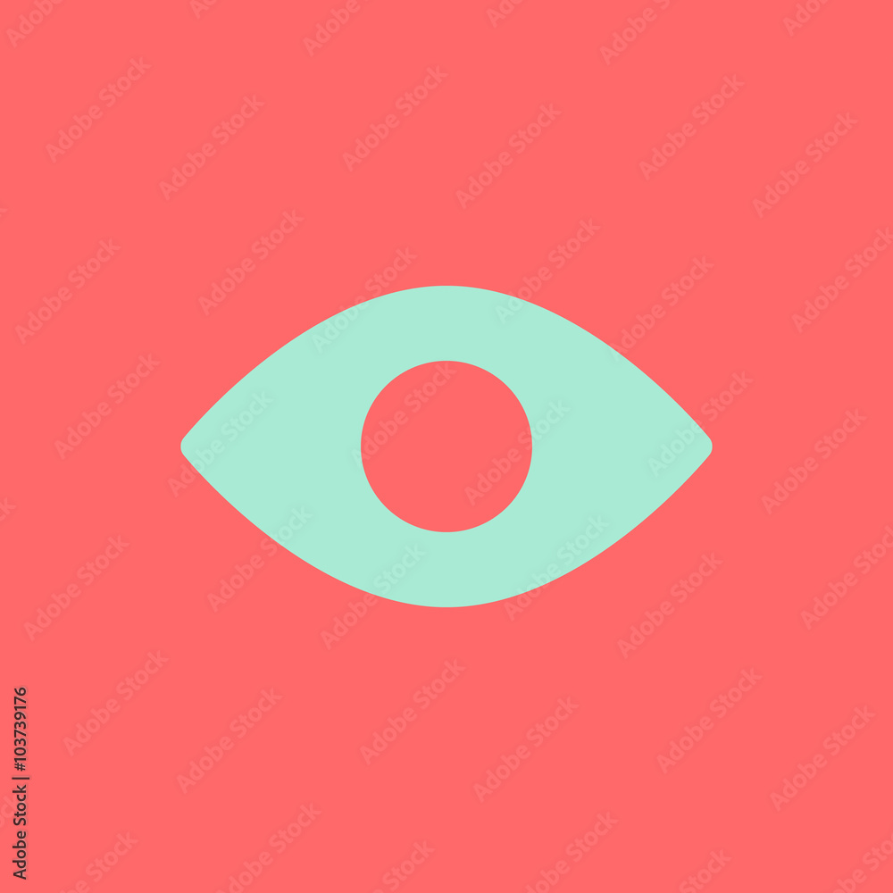 Eye Flat Vector Icon Eye Flat Vector Icon