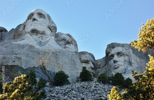 The Mount Rushmore National Memorial in Keystone, South Dakota photo