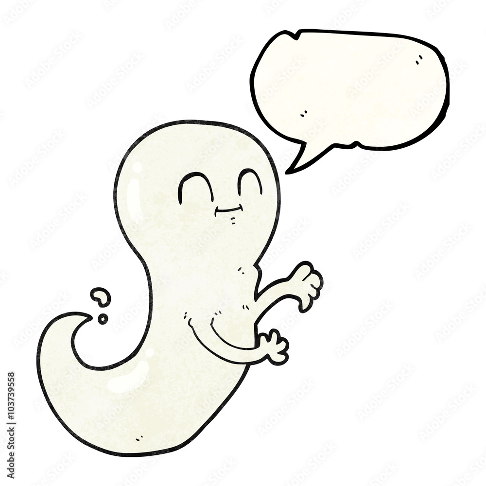 speech bubble textured cartoon ghost speech bubble textured cartoon ghost