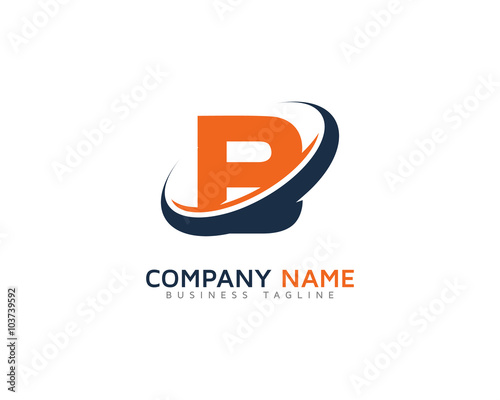 Letter B Swoosh Ring Logo Design Template Free Download Letter B Swoosh Ring Logo Design Template - GFXLoad