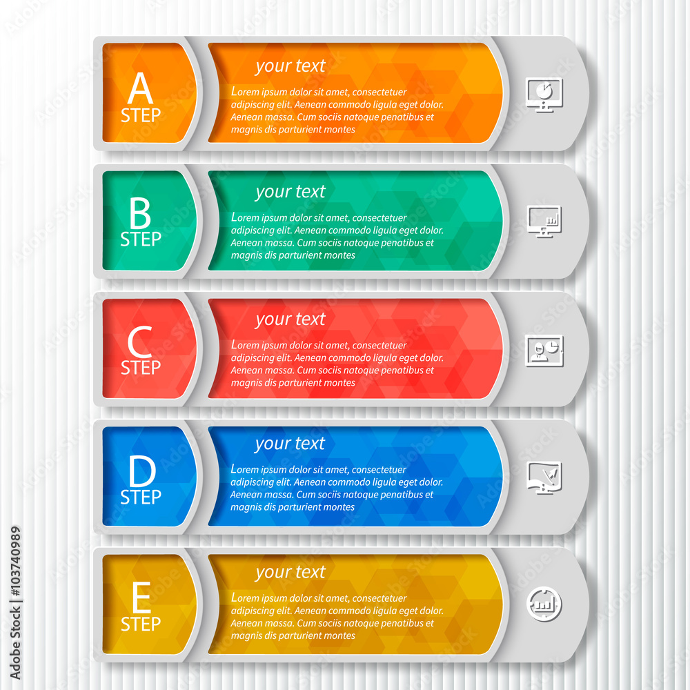 Abstract 3D Paper Infographics Abstract 3D Paper Infographics