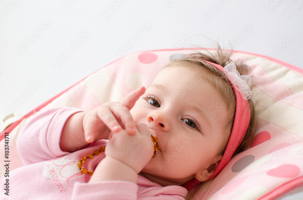 teething baby girl teething baby girl