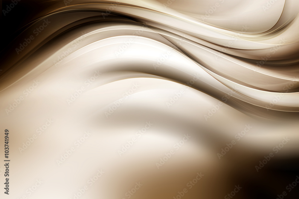 Abstract Brown Waves Background