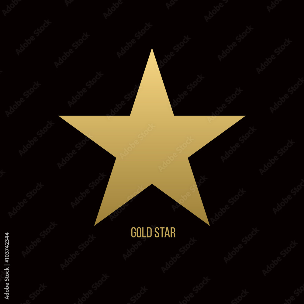 Gold star, icon star, logo star Gold star, icon star, logo star
