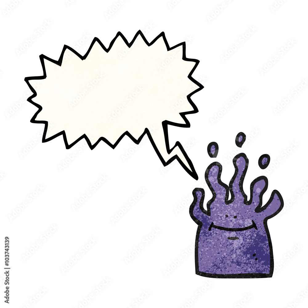 speech bubble textured cartoon little alien speech bubble textured cartoon little alien