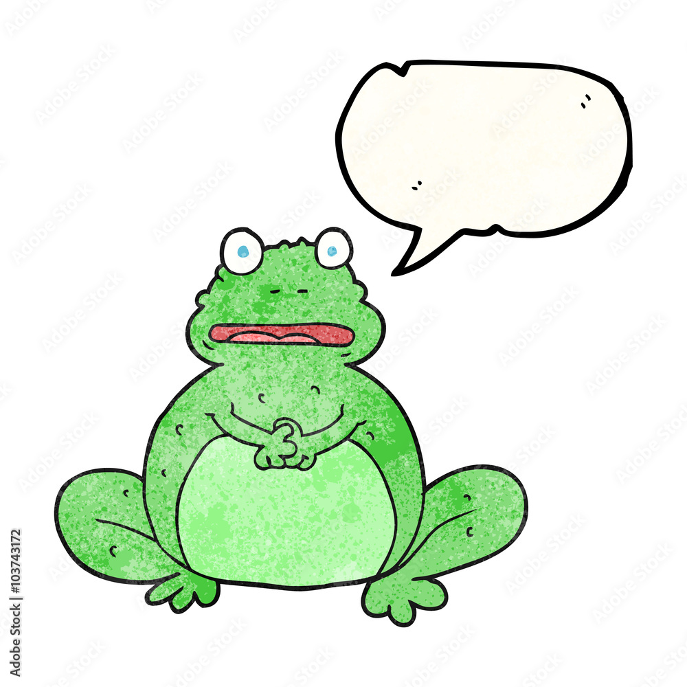 speech bubble textured cartoon frog speech bubble textured cartoon frog