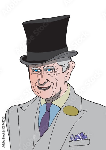 Hombre con sombrero de copa (ID: 103745710)