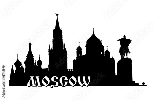 Москва -силуэт-4