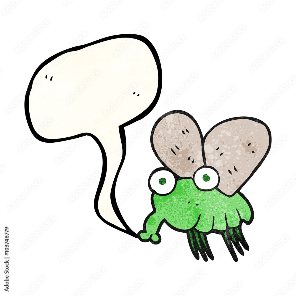 speech bubble textured cartoon fly speech bubble textured cartoon fly