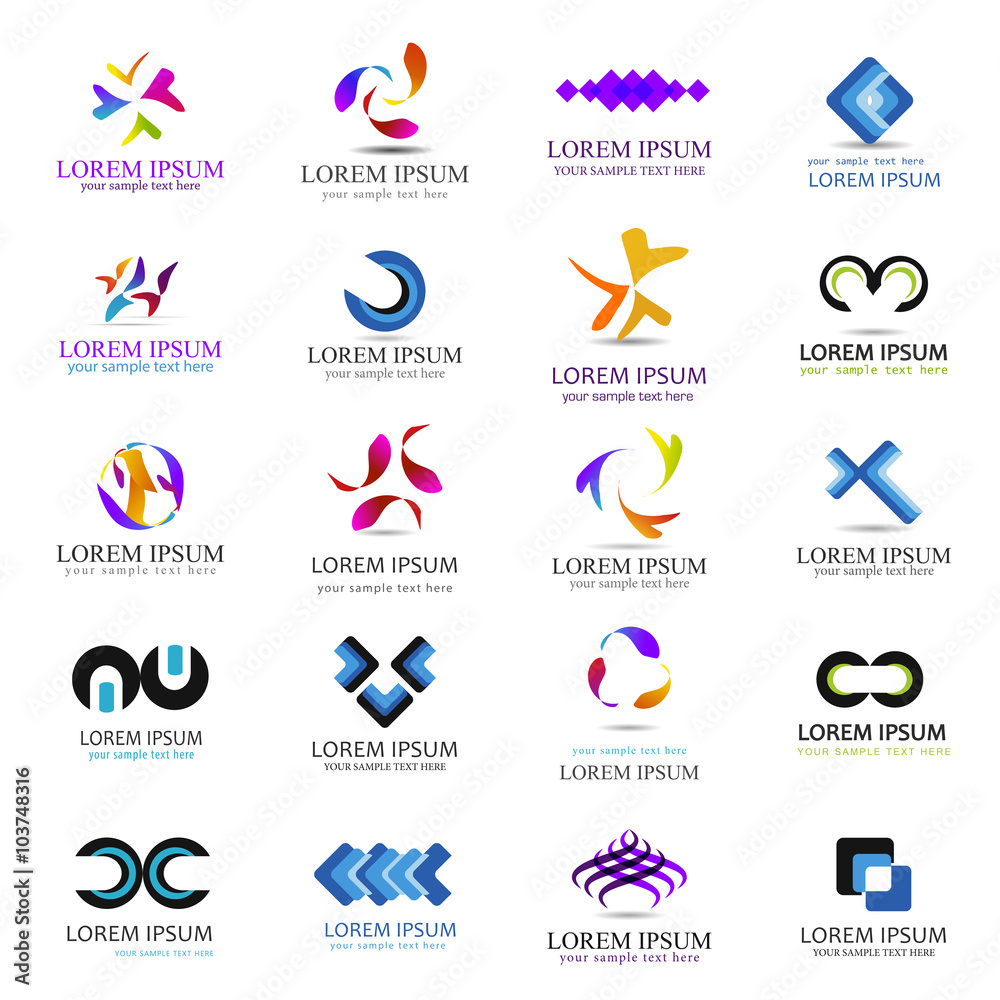 Business Icons Set-Isolated On White Background-Vector Illustration,Graphic Design.Collection Of New Color And Colorful Abstract Elements Business Icons Set-Isolated On White Background-Vector Illustration,Graphic Design.Collection Of New Color And Colorful Abstract Elements
