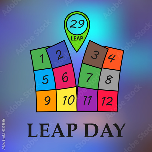 Leap day illustration photo