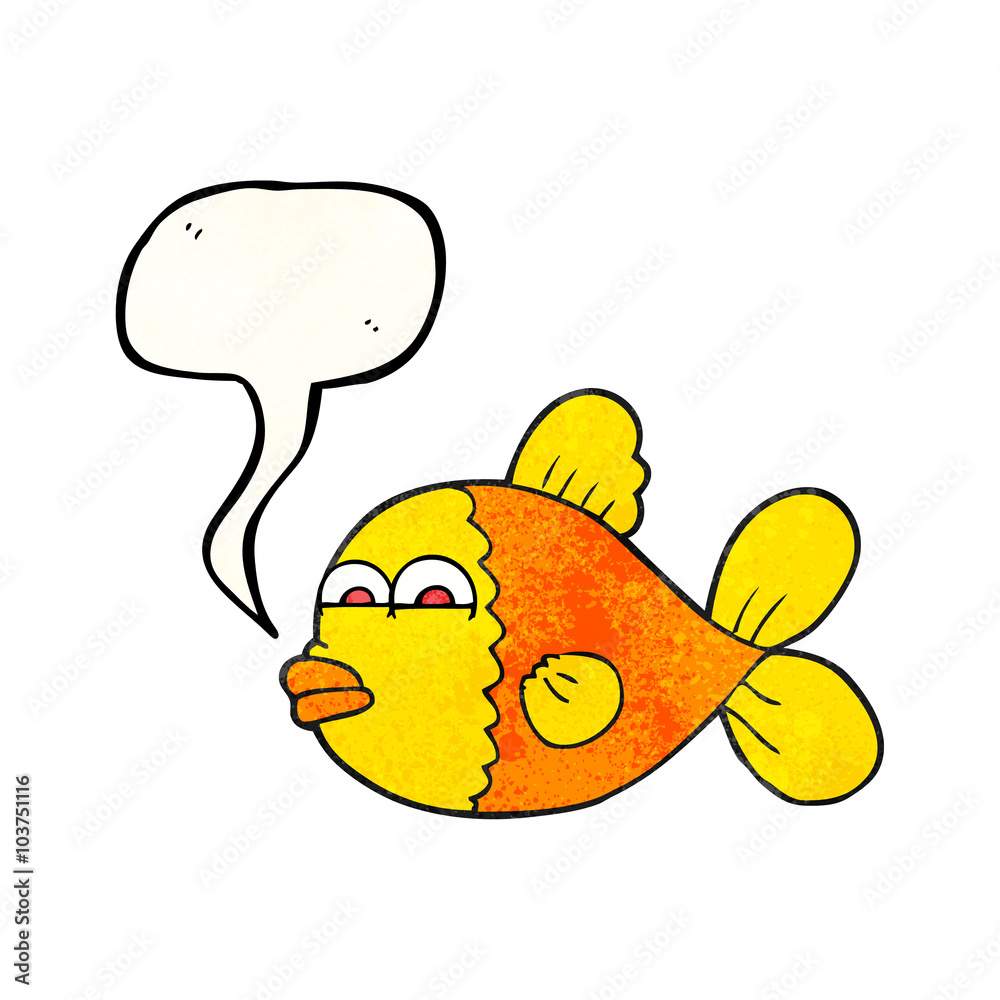 speech bubble textured cartoon fish speech bubble textured cartoon fish