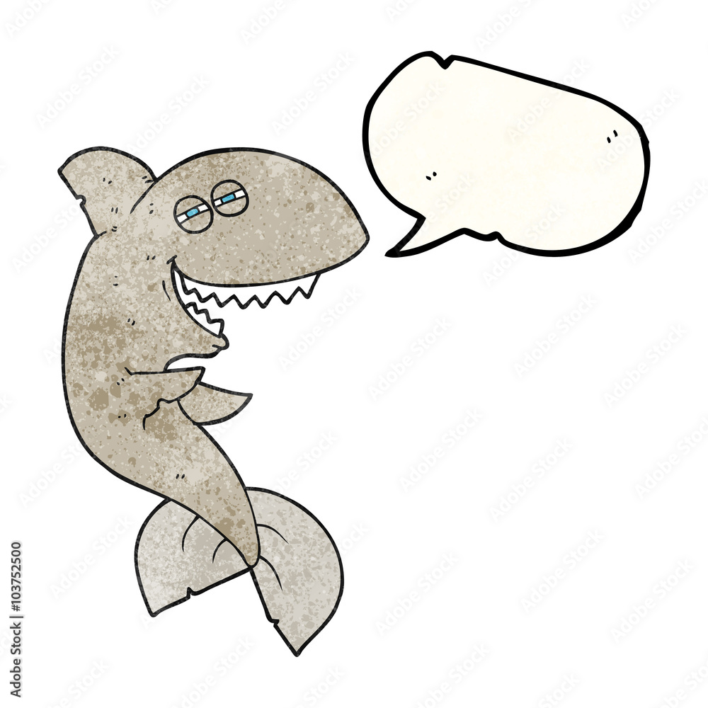 speech bubble textured cartoon laughing shark speech bubble textured cartoon laughing shark