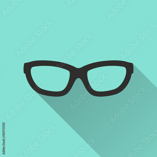 Glasses - vector icon.