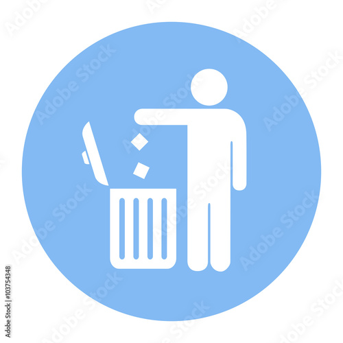 Use trash can, no littering