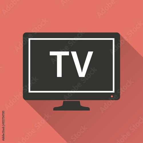 TV - vector icon.