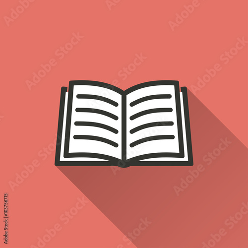 Book - vector icon.