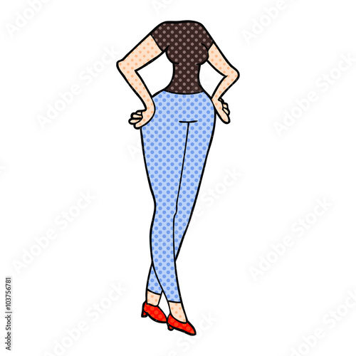 cartoon headless body (add own photographs)