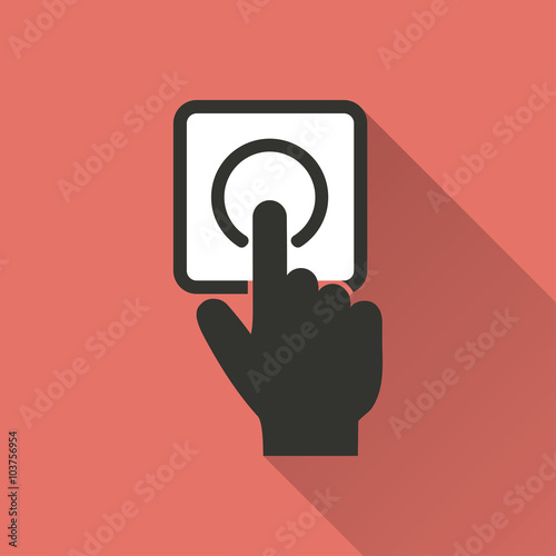 Touch  - vector icon.